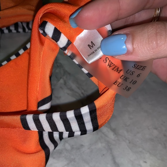 Zaful Orange Bikini Size Medium - Picture 3 of 12